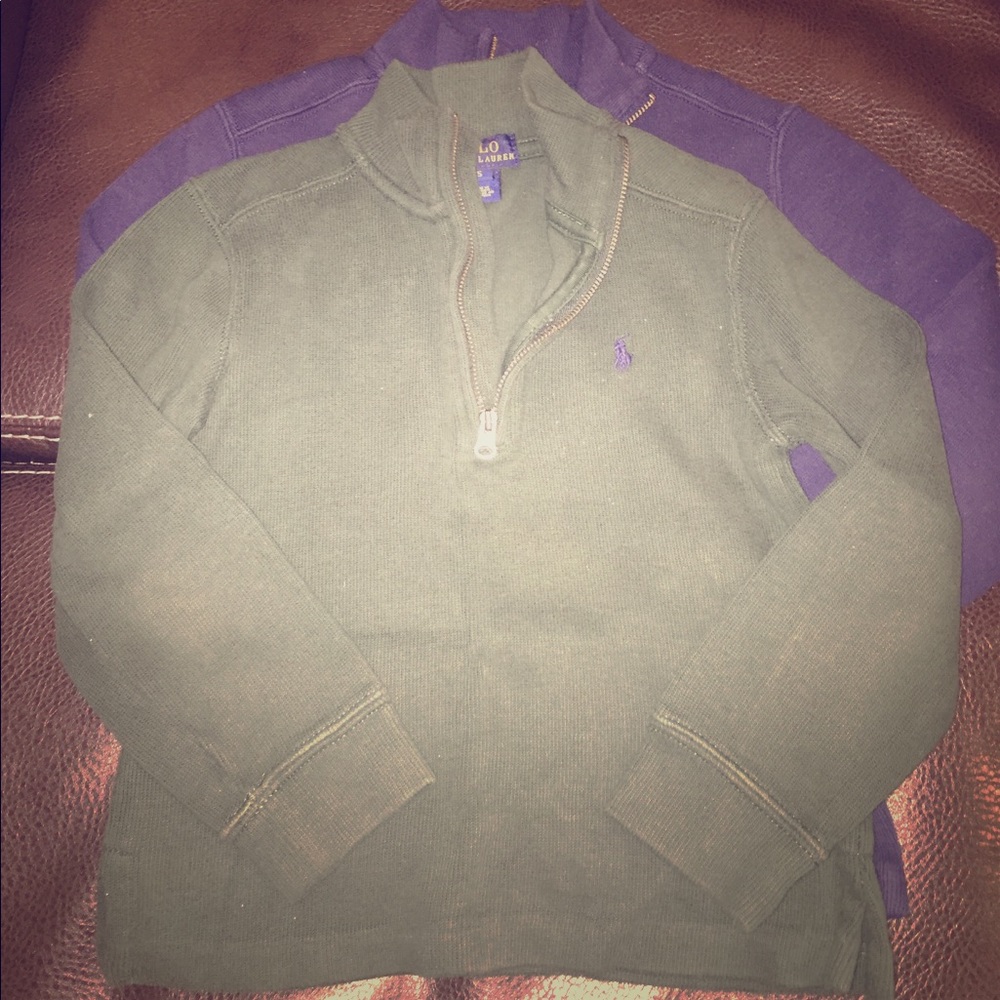 2 polo sweaters